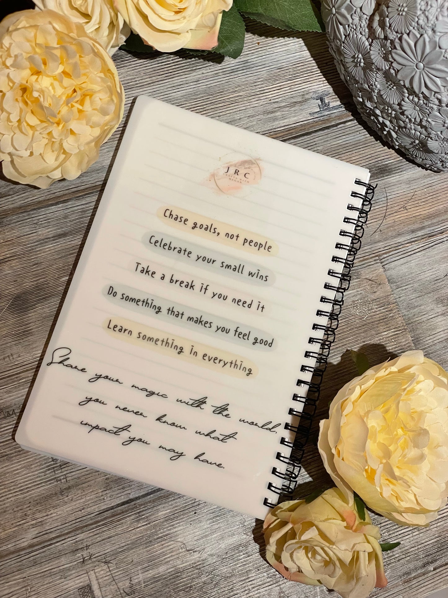 Personalised notebook 📝