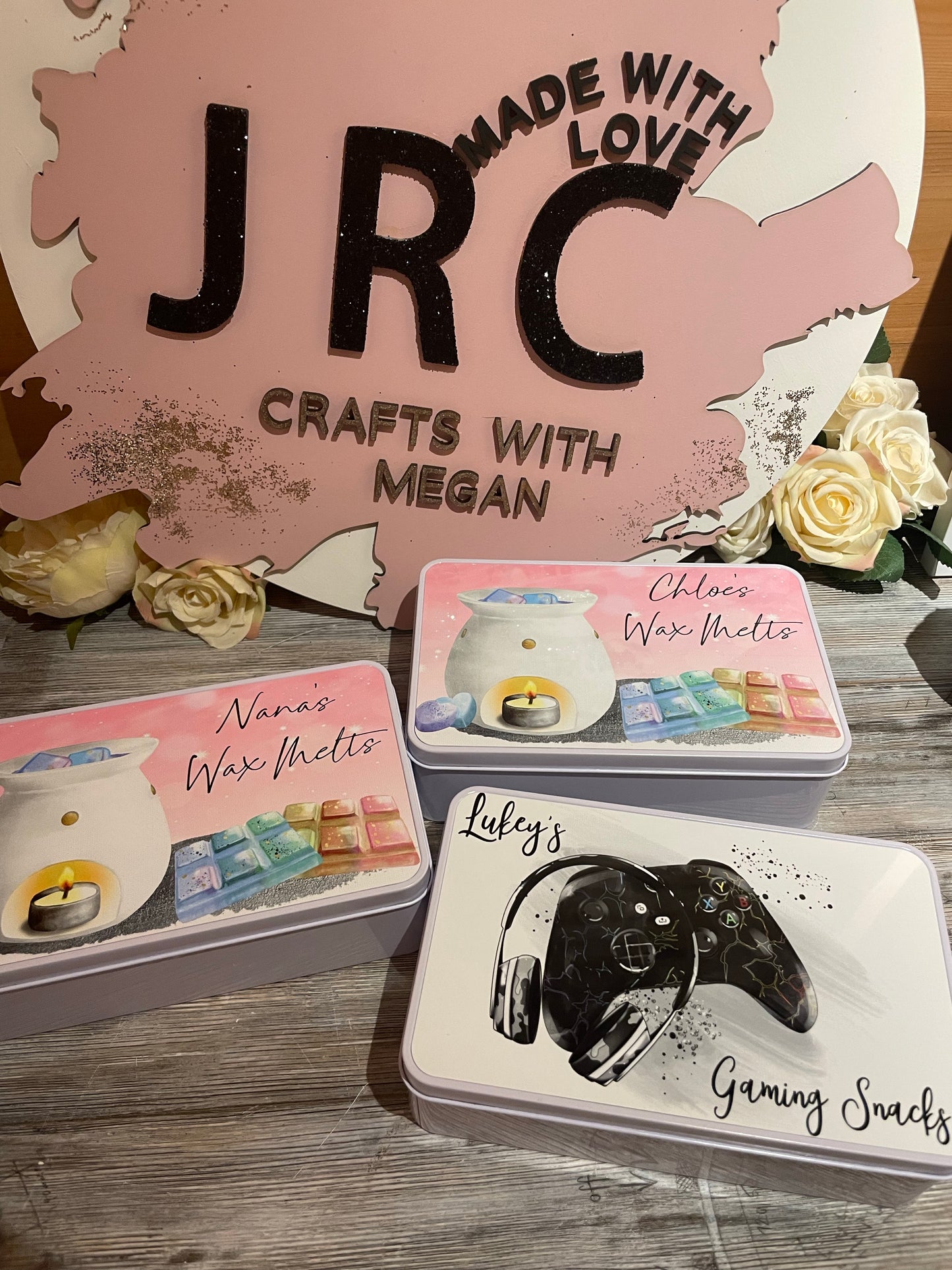 Personalised Wax Melt Tin 🕯